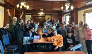 Childrens with guide tour during Camp Brightside activities for children from Ukraine (4)