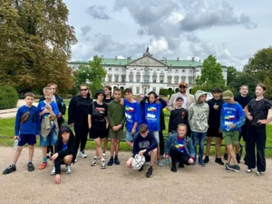 Group of children with guide tour during Camp Brightside (2)