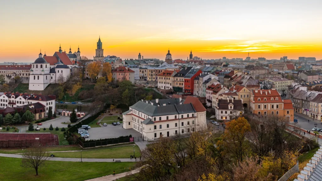 Lublin Old Town Sunset