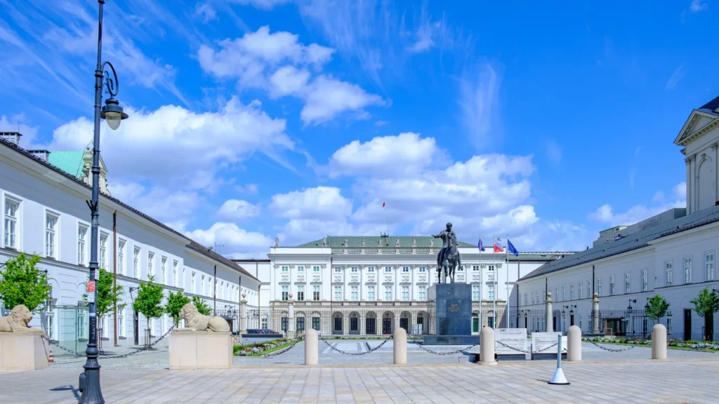 Presidental palace in Warsaw