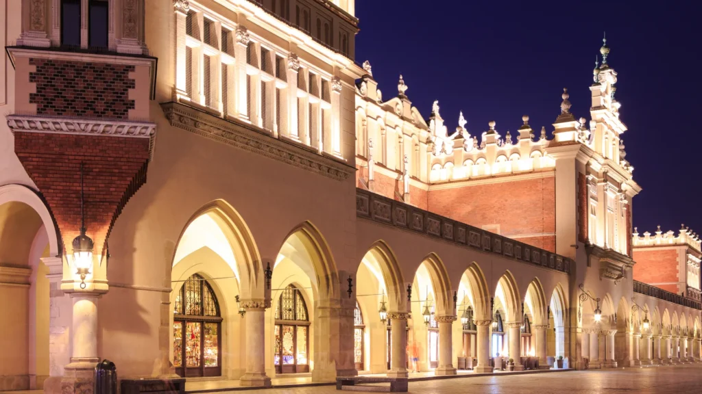 Sukiennice during Cracow tour